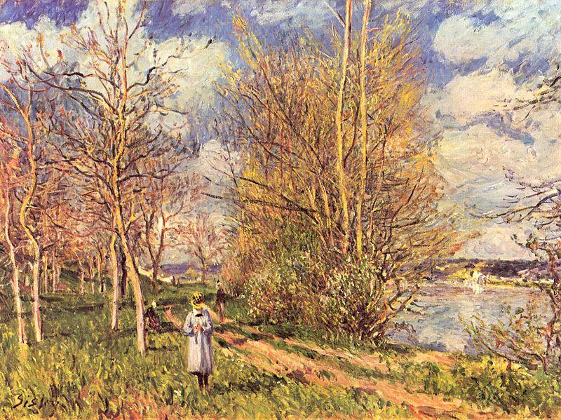 Alfred Sisley Sisley Alfred France oil painting art